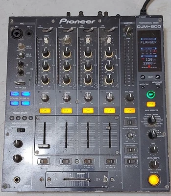 Pioneer DJ DJM-800 4-Channel Professional DJ Mixer (Parts as-is - Image 1 of 4