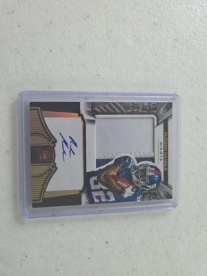2012 Crown Royale - Rueben Randle #279 Holo Gold 80/99 (AU, MEM, RC) - Image 1 of 2