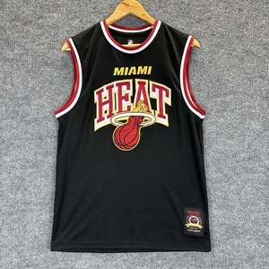 Miami Heat Jersey Mens Medium Stitched Black NBA Ultra Game Basketball Jersey - Picture 1 of 9