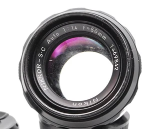 [Ist-Zustand] Nikon Nikkor-S.C. SC Auto 50 mm f/1.4 manueller Fokus Objektiv aus JAPAN - Bild 1 von 17