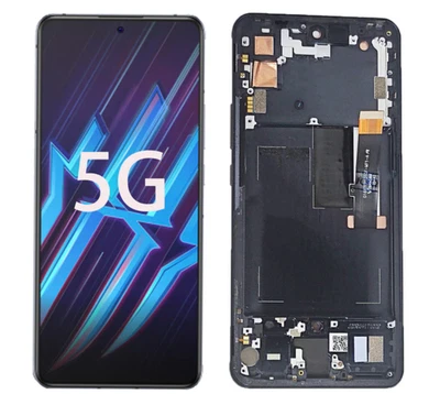 AMOLED Display LCD Screen Touch Digitizer Frame For ZTE Nubia RedMagic 6R NX666J - Image 1 of 3