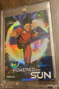 2025 Fleer Brilliants Superman Mon-El Powered By The Sun Black Parallel 1:320 Sp - Picture 1 of 3