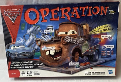 2011 Disney Pixar Cars 2 Operation Board Game COMPLETE Hasbro Pre-Owned - Image 1 of 4