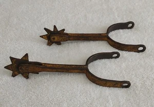 🌟 Vintage - Antique Extra Long Shank Western Spurs - Bild 1 von 14