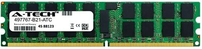 4GB DDR2 PC2-6400R 800MHz ECC RDIMM (HP 497767-B21 Equivalent) Server Memory RAM - Image 1 of 2