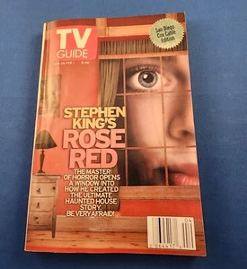 TV GUIDE January 26 2002 Stephen King Rose Red ~ San Diego Cox Cable Edition - Picture 1 of 3