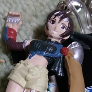 Final Fantasy vii FF7 figure key chain Yuffie retro Square Japan m487 - Picture 1 of 10