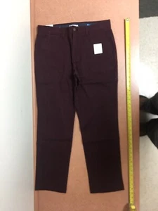 Sonoma Flexwear Slim Fit Straight Leg 33 X 29 Purple Pants $54 - Picture 1 of 12
