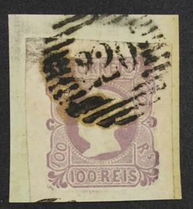 MOMEN: PORTUGAL SC #4 1853 IMPERF USED CAT. 1.900 $ Lot #62581 - Bild 1 von 2