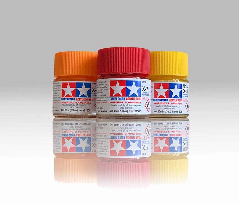 Mini pinturas acrílicas Tamiya X1 a X35 - 10 ml Foto 1 de 1