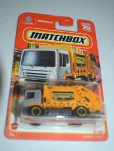 MATCHBOX 2023 CITY ADVENTURE 61/100 - GARBAGE KING YELLOW - Picture 1 of 6
