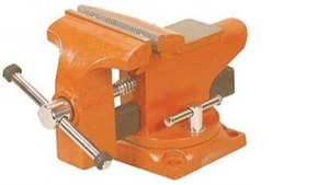 NEW Pony Tools 24545 4-1/2in. Light Duty Bench Vise with Swivel Base, Orange - Picture 1 of 1
