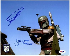 JEREMY BULLOCH & DICKEY BEER Signed "Boba Fett" 8x10 Official Pix Photo PSA/DNA - Picture 1 of 5