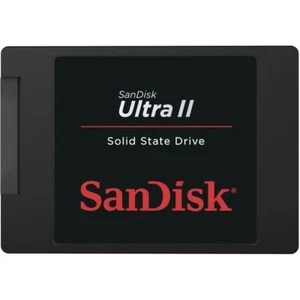 SanDisk 960GB Ultra II SDSSDHII SATA 2.5" SSD 6G/s SDSSDHII-960G 1TB Speicherkar - Bild 1 von 3