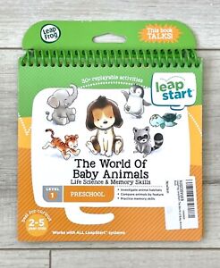 LeapFrog Leapstart World of Baby Animals Life Science & Memory Skills Book