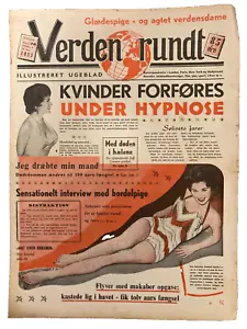 Sophia Loren Gina Lollobrigida Vera Ellen Danish Magazine 1955 "Verden Rundt" - Picture 1 of 5