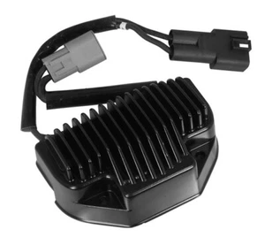 Black Voltage Rectifier Regulator For 04 05 Harley Dyna 74561-04 16279 - Picture 1 of 1