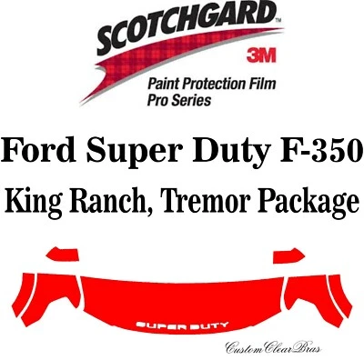 Ford F-350 King Ranch 3M Scotchgard Paint Protection Pro Series 2020 2021 2022 Foto 1 de 3