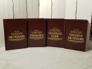 The New Webster’s 4-Volume Ref. Dictionary/Thesaurus/Grammar Guide/Factfinder  - Picture 1 of 7