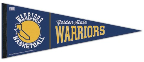 GOLDEN STATE WARRIORS Retro-1970s-Style Premium Felt NBA Classic PENNANT Cover