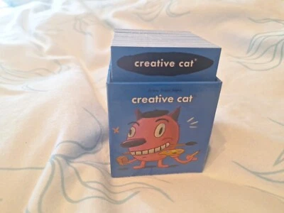 Cranium Original Board Game Replacement  1998 Blue Cards Creative Cat - Image 1 of 2