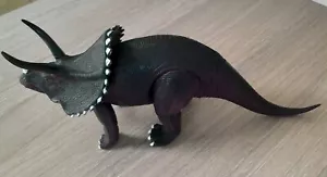 Vintage 1970s Plastic Dinosaur Triceratops With Movable Legs - Picture 1 of 5