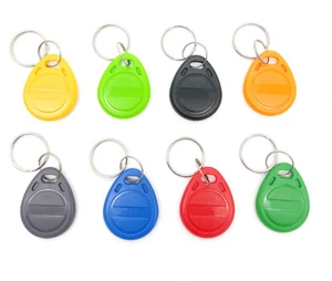 2pc 125KHz T5577 EM4305 Copy Rewritable Writable Duplicate RFID Tag card Keyfobs - Picture 1 of 5