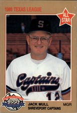 1988 Texas League All-Stars Grand Slam #1 Jack Mull MG