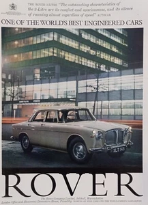 Rover 3.0 litros, impresión de revista original vintage de la década de 1960. - Imagen 1 de 1