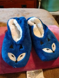 Envy flauschige blaue Hausschuhe Kleinkind Mädchen Jungen Gr. 0S Kinder Kinder - Bild 1 von 7