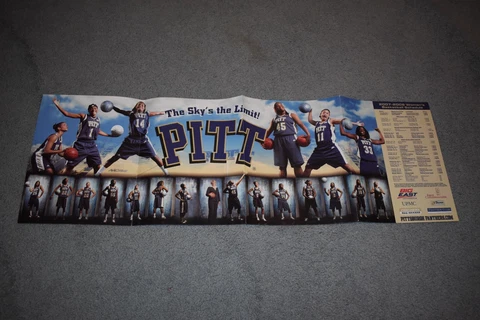 PITT PANTHERS 2007-08 WOMENS BASKETBALL POSTER Cover