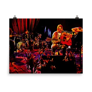 Nirvana Unplugged - LIMITIERTE EDITION Druck - Bild 1 von 4