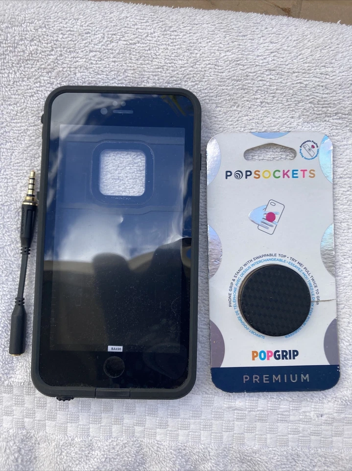 LifeProof Fre Waterproof Case iPhone 6+  & 6S+ & Premium Black P#P Socket - Image 1 of 4