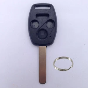 Honda Accord 2003-2012 Replacement Remote Key Shell Case FOB With Chip Holder - Picture 1 of 8
