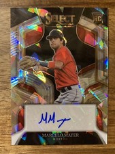 2023 Panini Select Marcelo Mayer Boston Red Sox Cracked Ice Rookie Auto 03/23