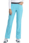 Turquoise Blue Cherokee Scrubs Infinity Low Rise Slim Pull On Pant 1124A TRQ