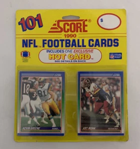 SCORE 1990 NFL FOOTBALL 101 CARD PACK includes one exclusive Hot Card [New] - Picture 1 of 2