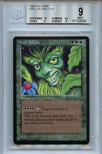 MTG Dark Niall Silvain BGS Graded 9.0 (9) Mint with 10 Centering Card WOTC 2982