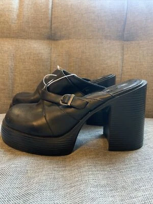 Vtg Y2K Xhilaration Chunky Heel Platform Clog Shoes Grunge Butterfly 9.5 Bratz - Image 1 of 4