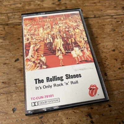 ROLLING STONES IT'S ONLY ROCK'N'ROLL Cassette Tape AUSTRALIAN EXC+++ Condition - Image 1 of 4