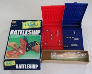 Vintage Used Complete 1989 Battleship Travel Game Milton Bradley Naval Strategy - Picture 1 of 2