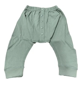 Baby Adaptive Hip Dysplasia Snap Pants - Cat & Jack Sage Green 12M - Picture 1 of 3