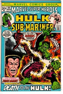Marvel Super-Heroes #33 Nov 1972 - Picture 1 of 12
