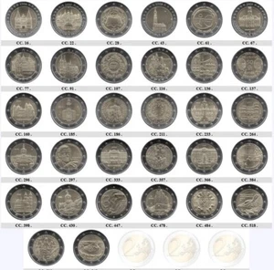 Germany 2 euro full Commemorative coins set 2006 -2025 year 32 coins UNC - Picture 1 of 24