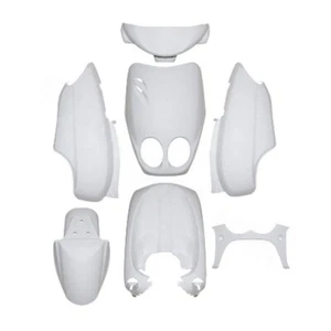 KIT CARENE TNT 7 PEZZI BIANCO LUCIDO MBK OVETTO / FOR YAMAHA NEOS 50 2002 / 2007 - Imagen 1 de 4