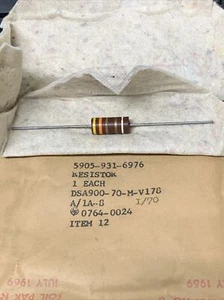 HEWLETT-PACKARD 0764-0024 RESISTOR,FIXED,FILM - Picture 1 of 1