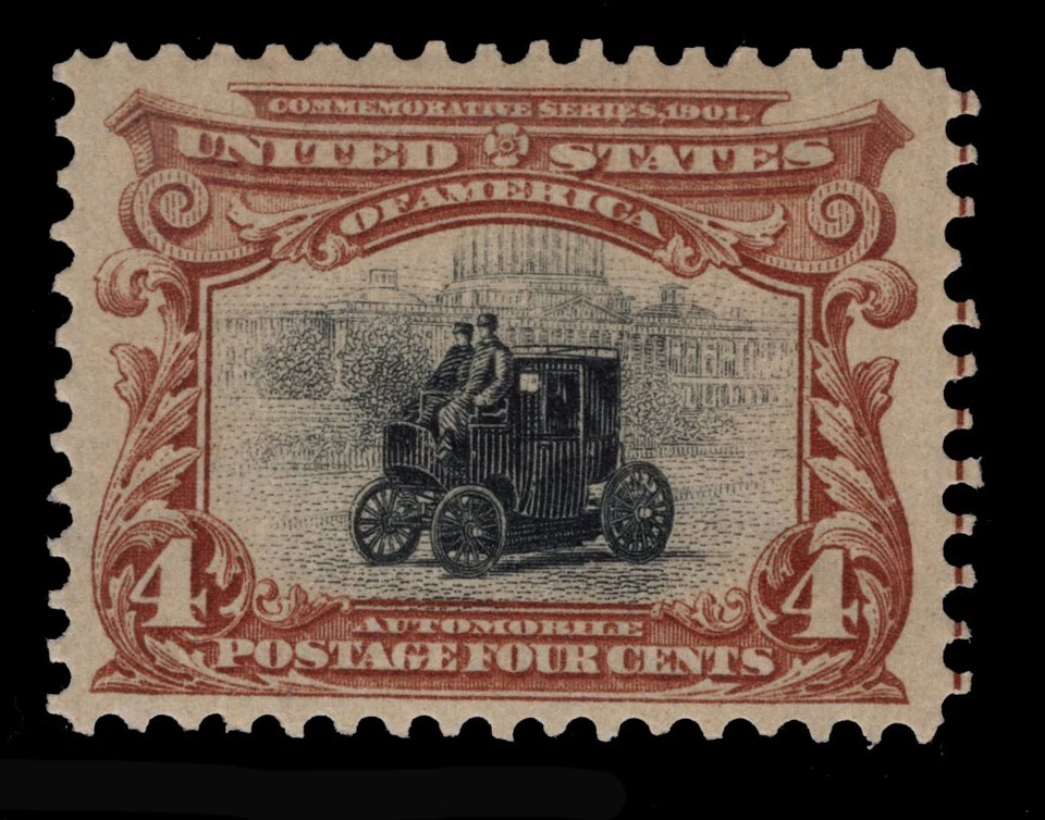 MOMEN: US STAMPS #296 MINT OG NH PSAG GRADED CERT VF/XF-85 LOT #82004 - Image 1 of 3