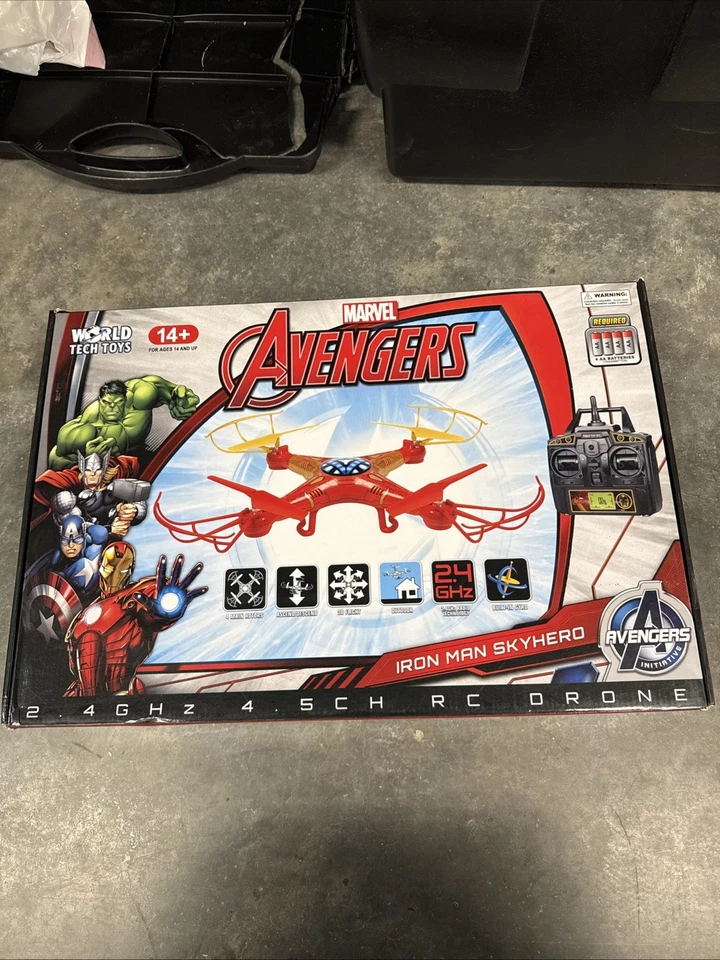 Marvel Avengers Iron Man Skyhero Micro RC Drone 4.5 Canales 2.4GHz Nuevo Foto 1 de 4