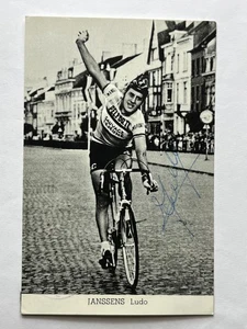 Autograph LUDO JANSSENS-Team PELFORTH 1964/1965-Cycling BELGIUM-TdF-signed AK - Picture 1 of 2