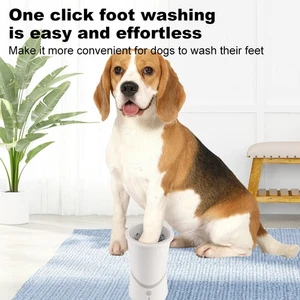 Nuevo USB - Lavadora de Pies para Mascotas Cargada, Pata de Perro Automática - Lavabo - Imagen 1 de 9